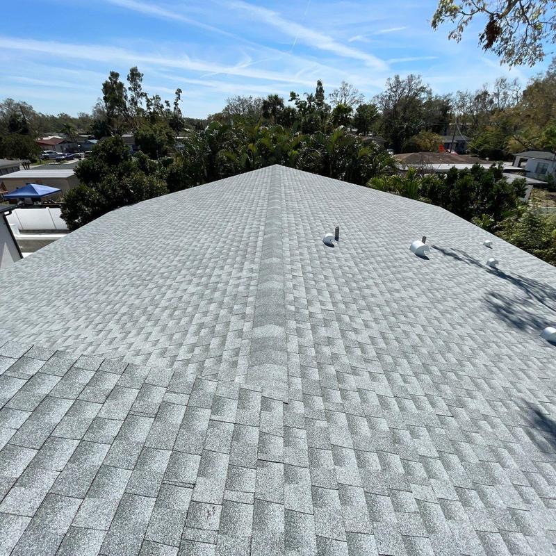 Architectural shingle roof with plumbing vents in Tampa Architectural shingle roof with plumbing vents in Tampa