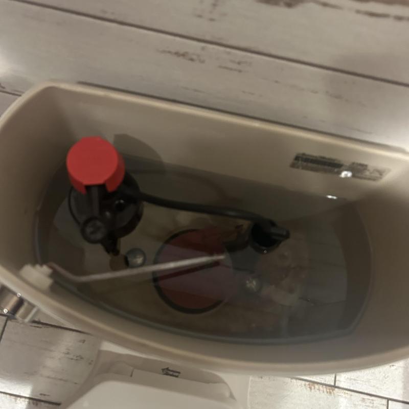 Toilet tank internal valve and float mechanism repair Toilet tank internal valve and float mechanism repair