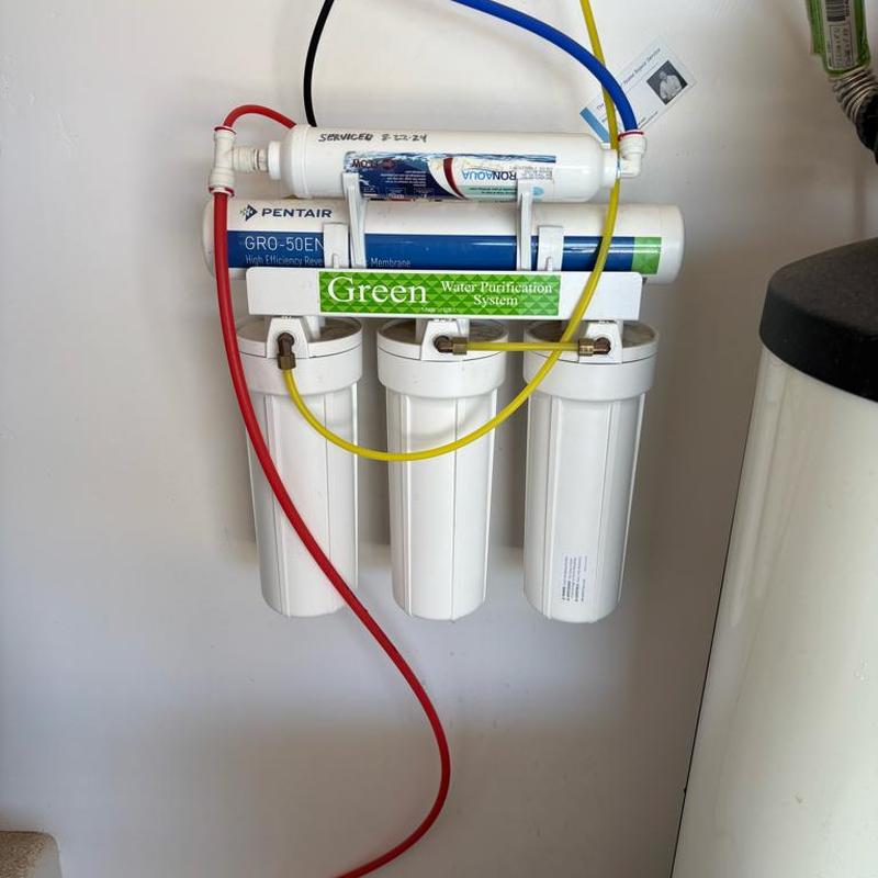Green Water Purification System with RO Canisters and Membrane