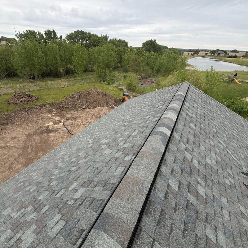 IKO Cambridge AR shingles roof with ridge vent in Roca, NE