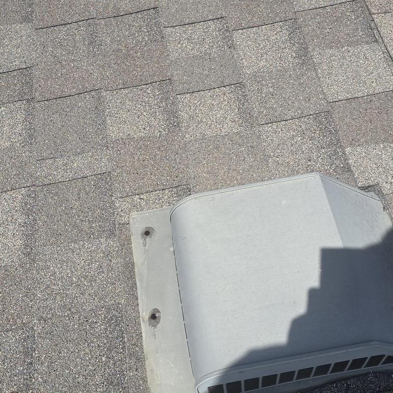 Tamko Titan XT shingles on roof with vent flashing