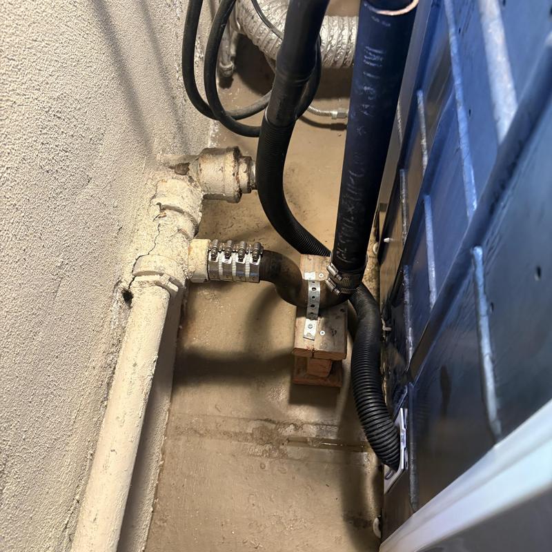 Washing machine drain line with new Husky coupling