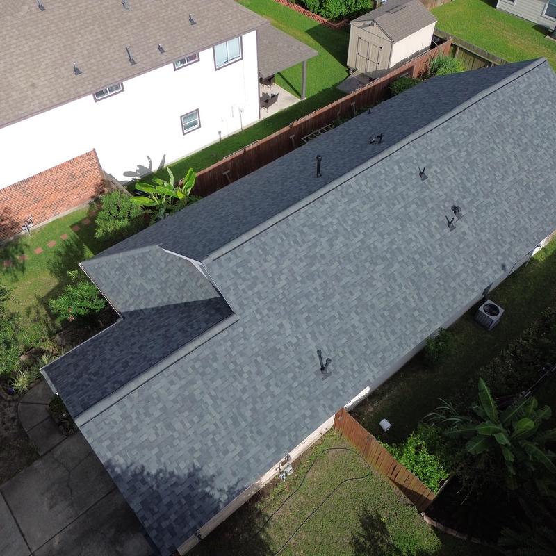 Owens Corning Estate Grey shingle roof replacement