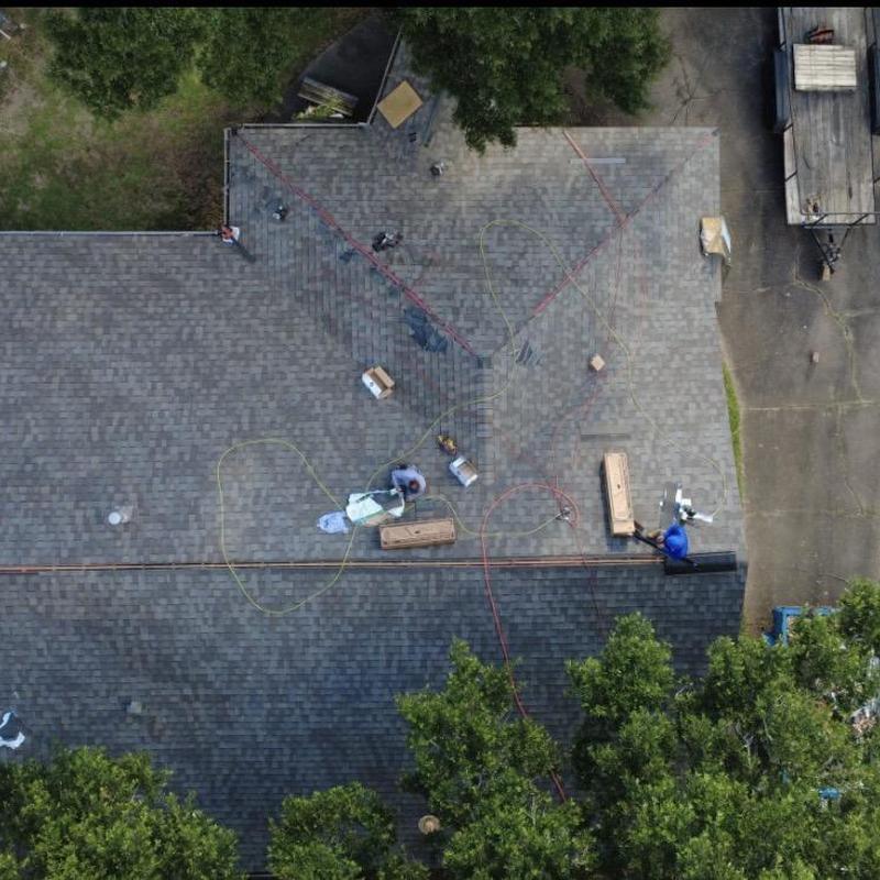 CertainTeed ClimateFlex shingle roof installation in Pearland