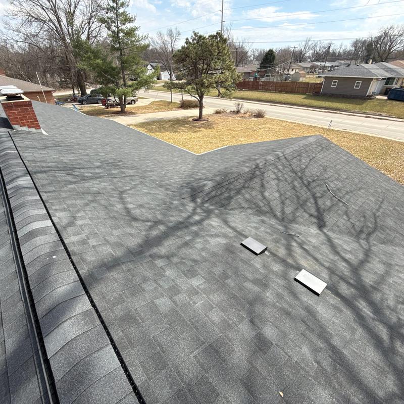 Tamko Titan XT impact resistant roof shingles installed