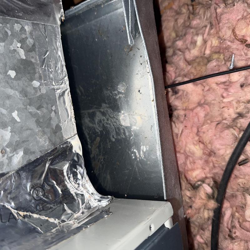 HVAC drain line cleaning inside attic space HVAC drain line cleaning inside attic space