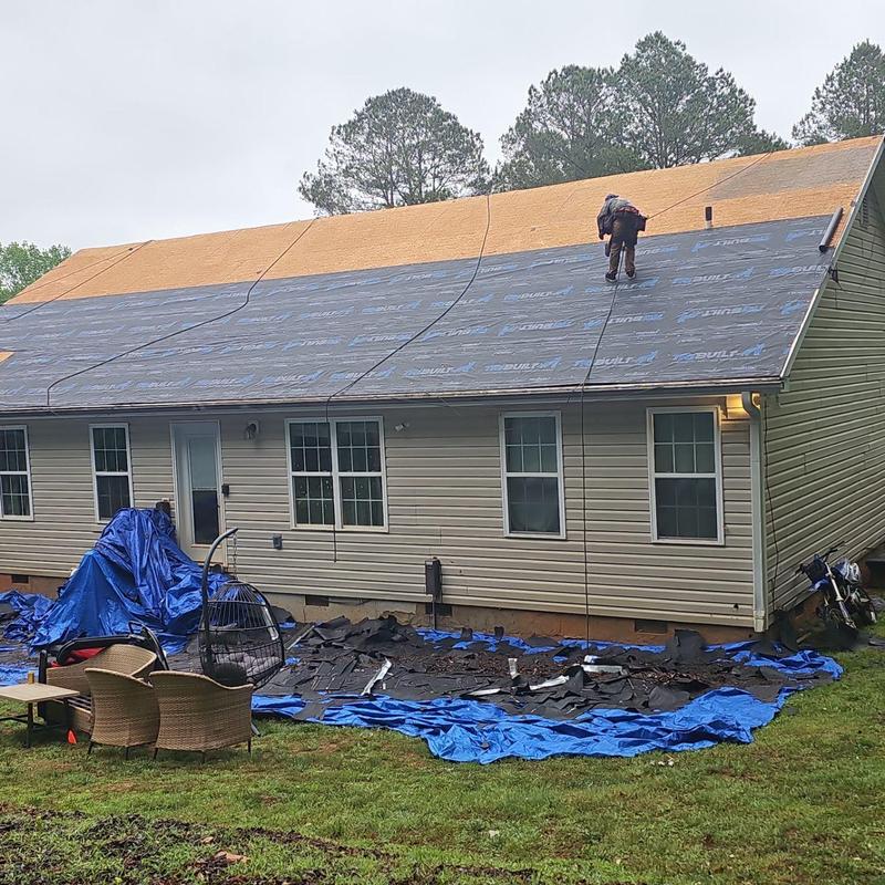 CertainTeed Landmark roof underlayment installation in Jasper, GA