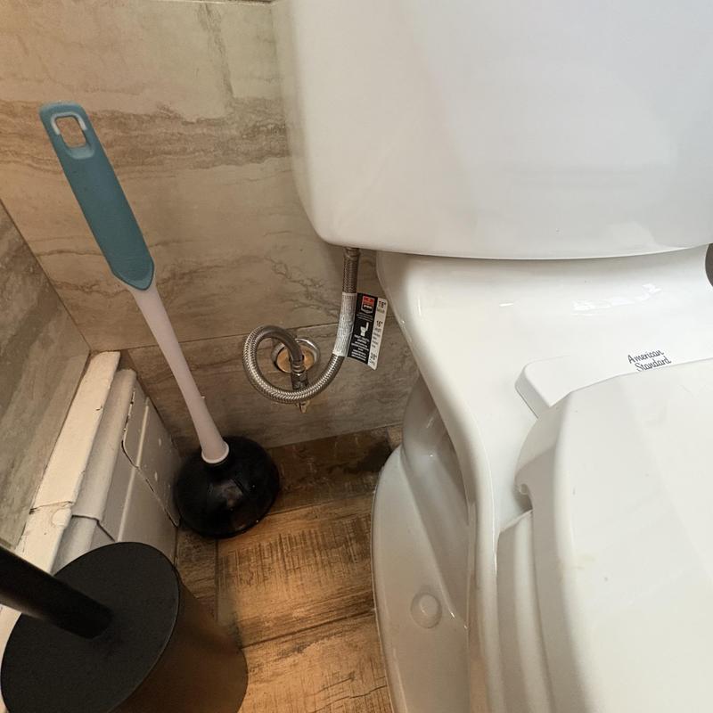Toilet shut off valve and closet flange installation