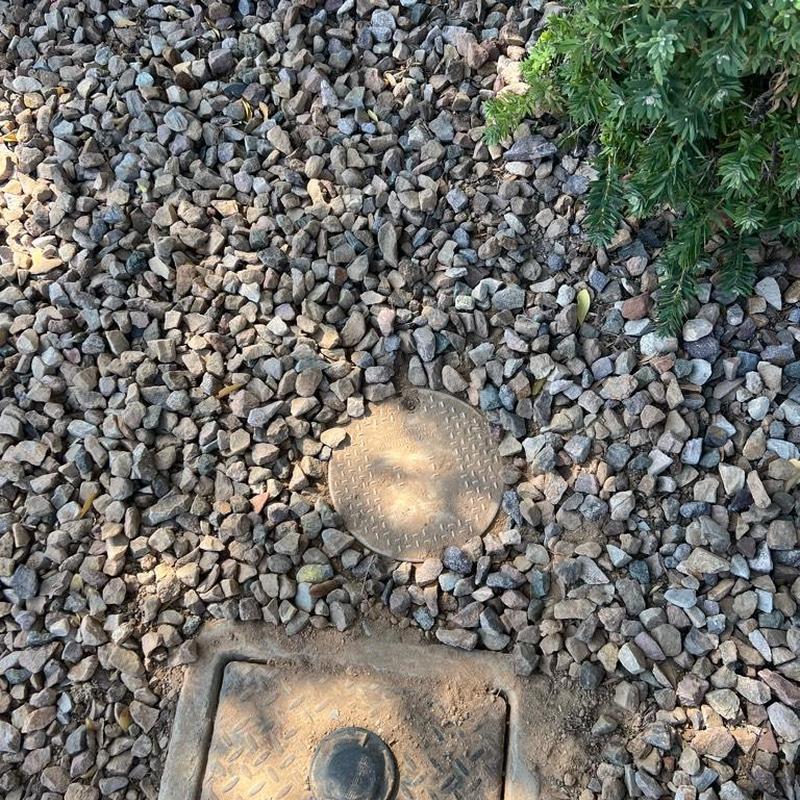 1-inch pressure-reducing valve with landscaping cover box