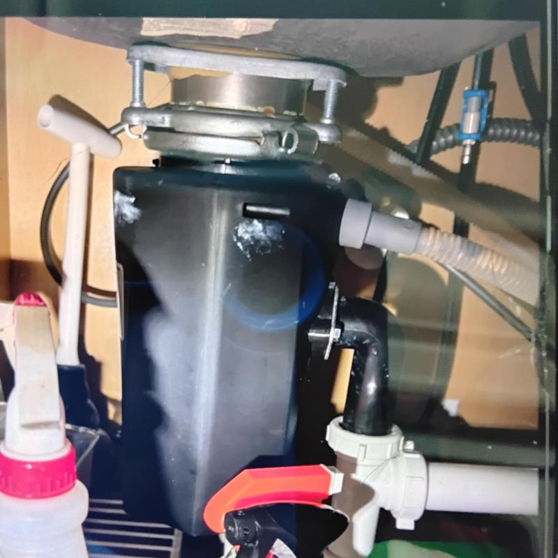 Garbage disposal 12 HP under kitchen sink installed