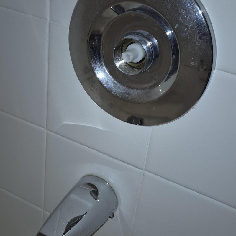 Price Pfister shower valve rebuild in tiled wall