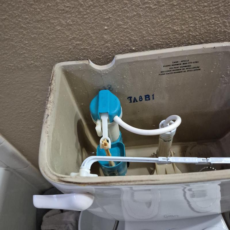 Toilet fill valve replacement inside tank
