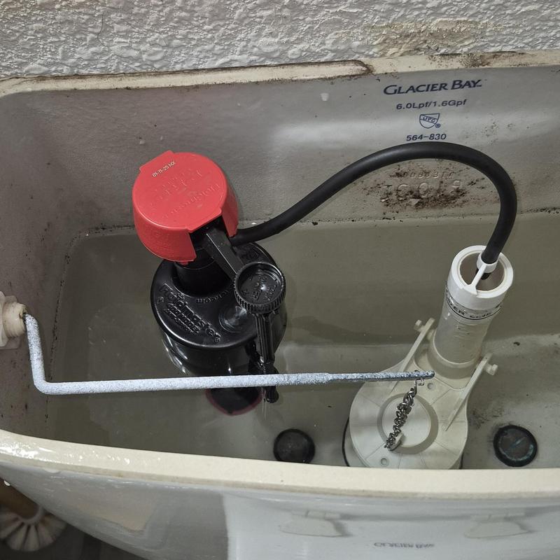 Universal toilet fill valve inside tank replacement