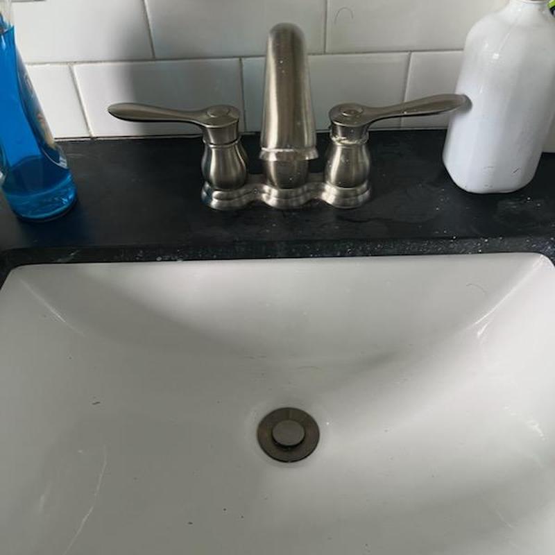 Basin sink pop-up drain assembly and faucet system