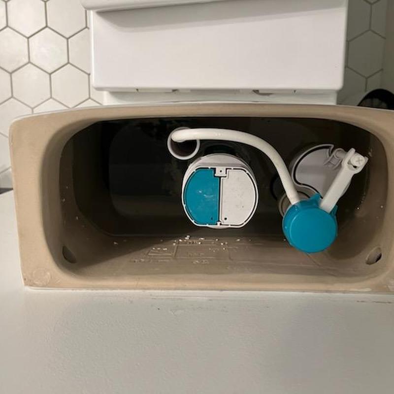 Toilet fill valve replacement inside tank