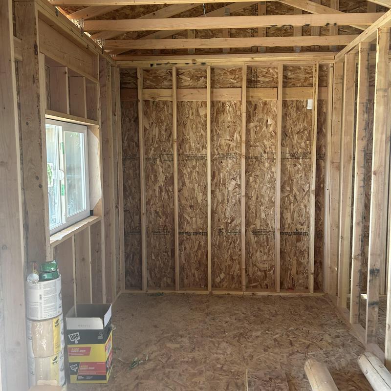 Garage and ADU electrical wiring installation in framing stage Garage and ADU electrical wiring installation in framing stage