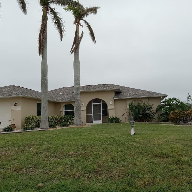 Shingle roof replacement on single-story home Shingle roof replacement on single-story home