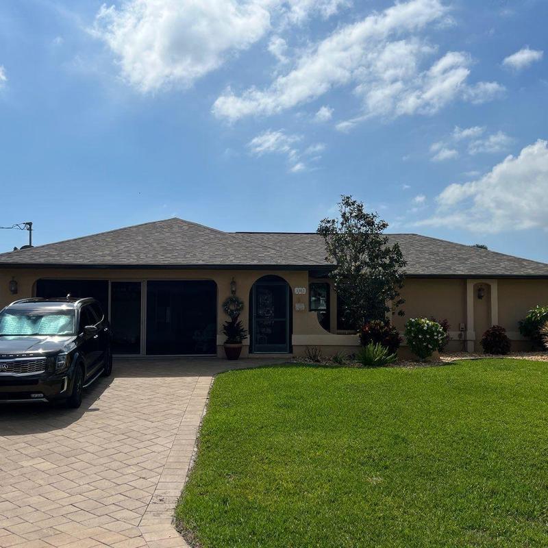 Owens Corning architectural shingle roof in Cape Coral Owens Corning architectural shingle roof in Cape Coral