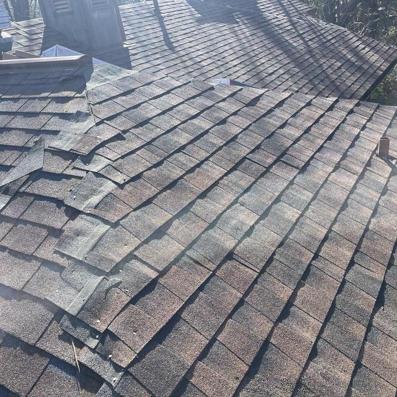 GAF shingle roof installation over existing shingles