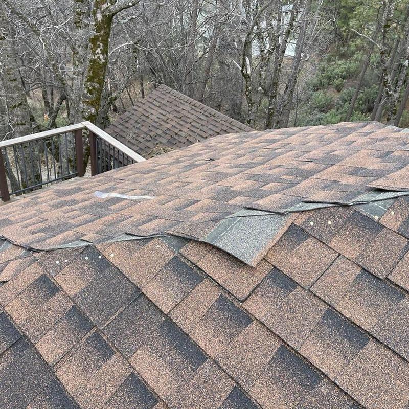 Gaf shingles installed over old shingles on roof