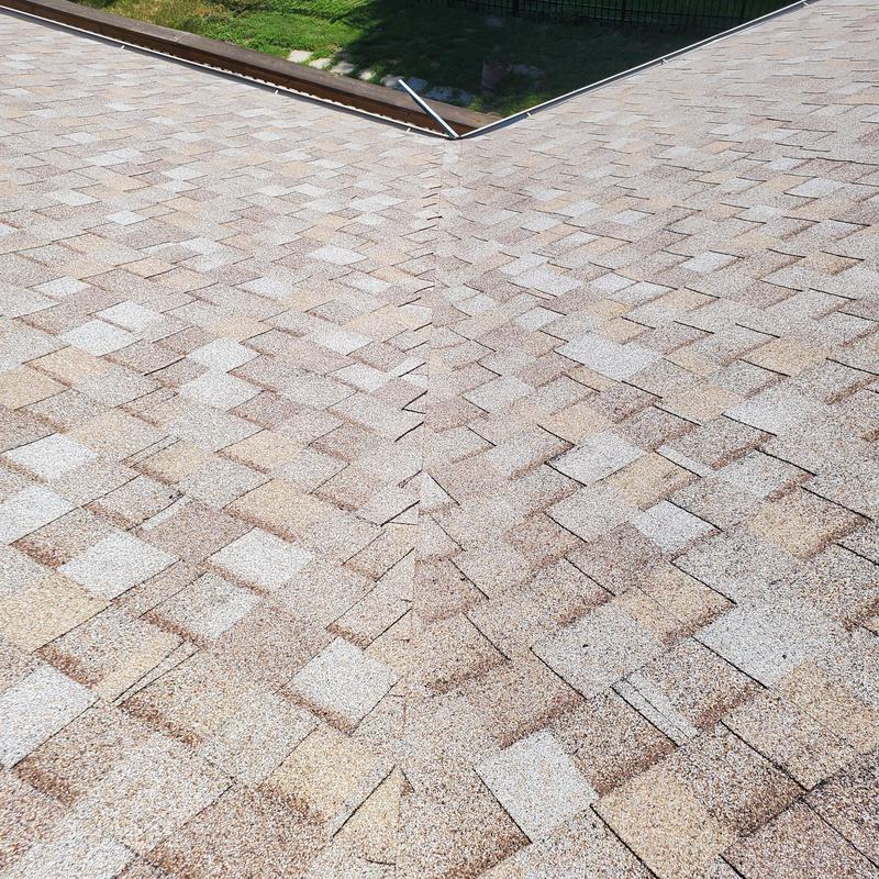 Tamko Titan XT impact resistant roof shingles close-up