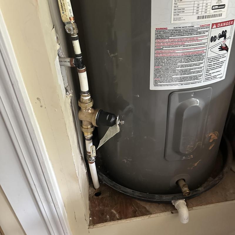 PRV valve and water heater installation in Acworth