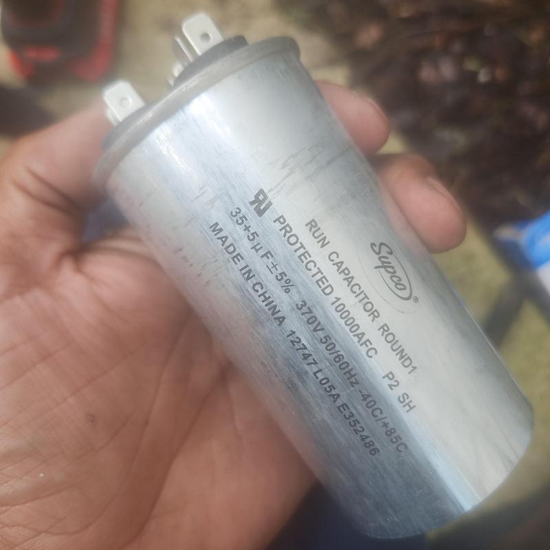 HVAC run capacitor replacement 35+5 µF unit