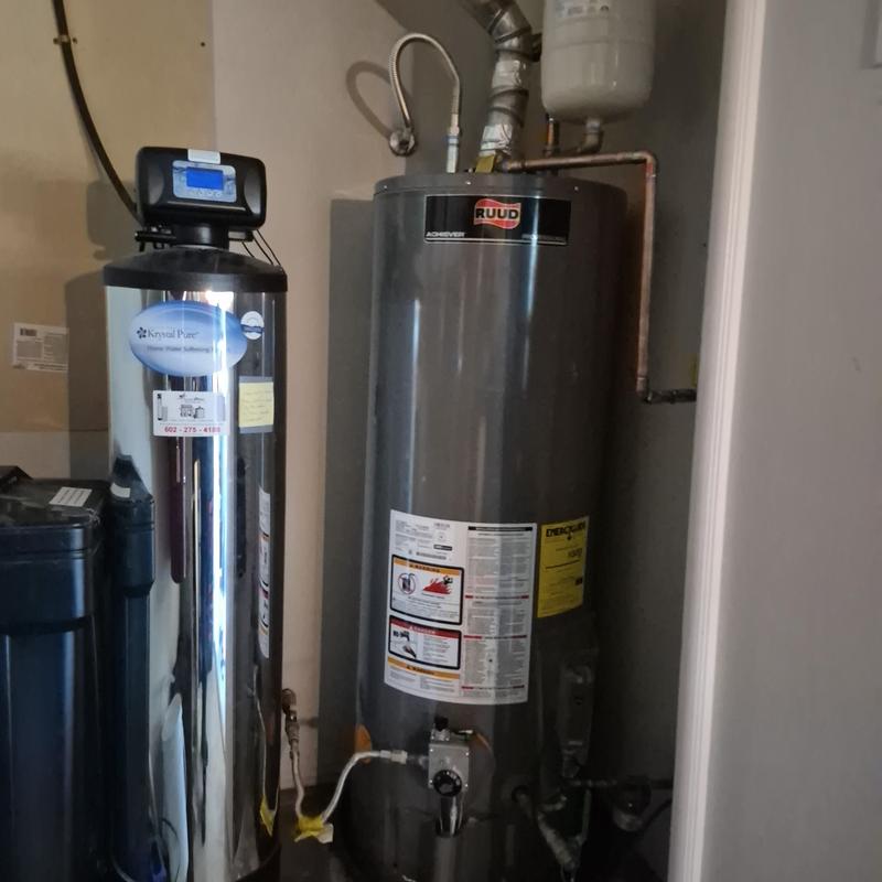 50-gallon gas water heater with recirc pump parts
