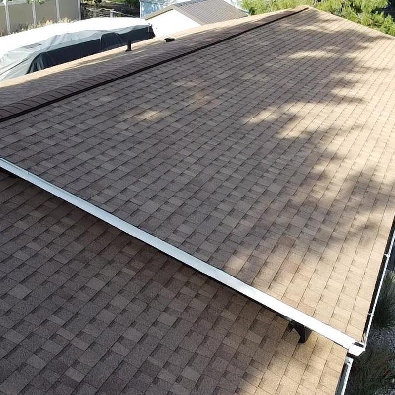 Pabco Premier Buckskin tan architectural shingles roof Pabco Premier Buckskin tan architectural shingles roof