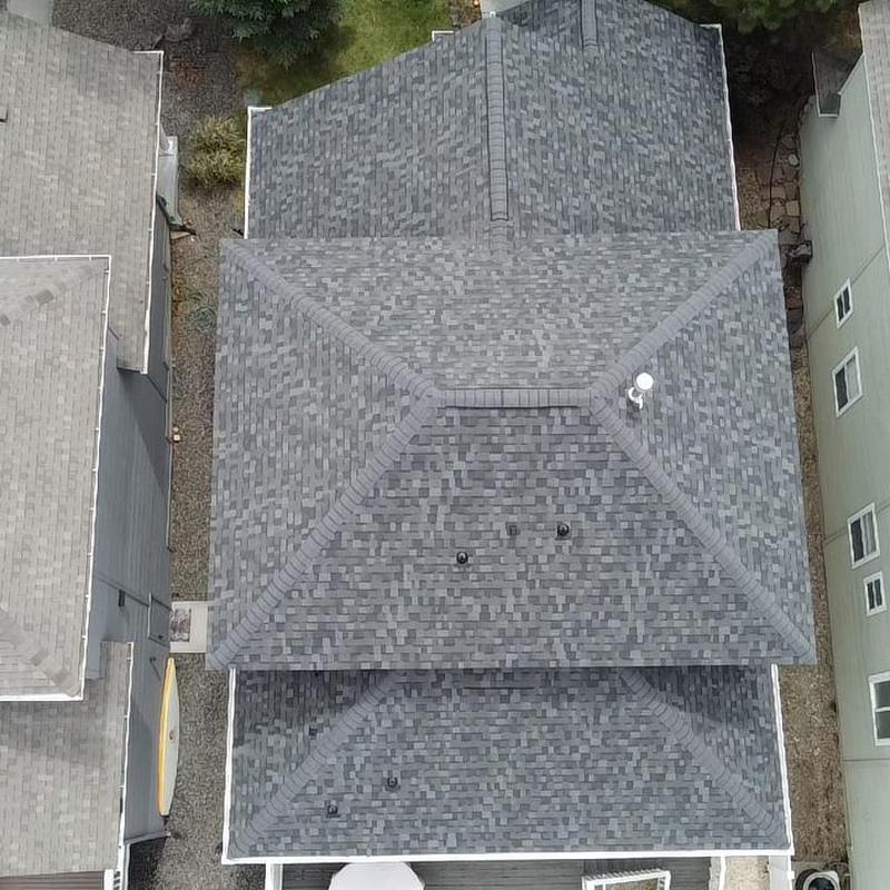 Owens Corning Duration shingle roof in Williamsburg gray Owens Corning Duration shingle roof in Williamsburg gray