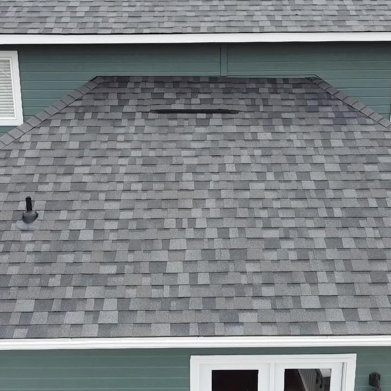Owens Corning Duration shingle roof in Williamsburg gray Owens Corning Duration shingle roof in Williamsburg gray