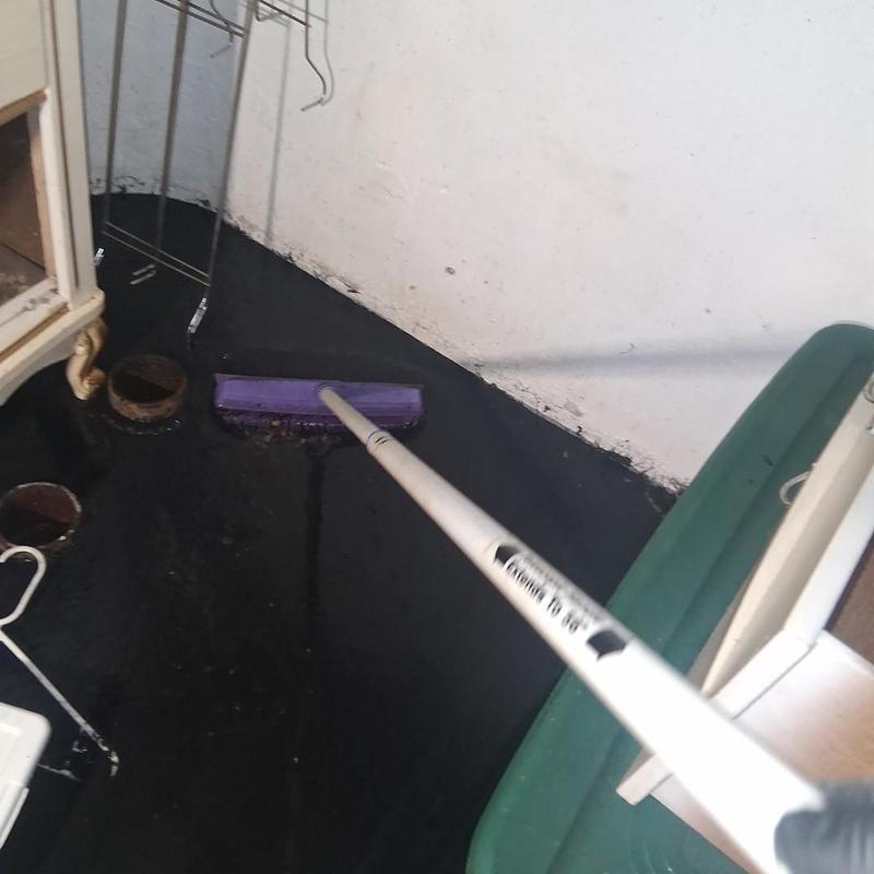 Main sewer drain roof vent with cleaning tool