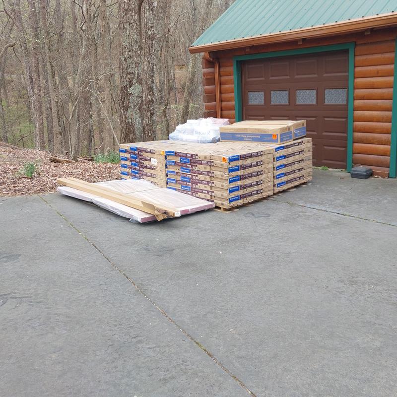 CertainTeed Landmark Pro AR shingles stacked for roofing