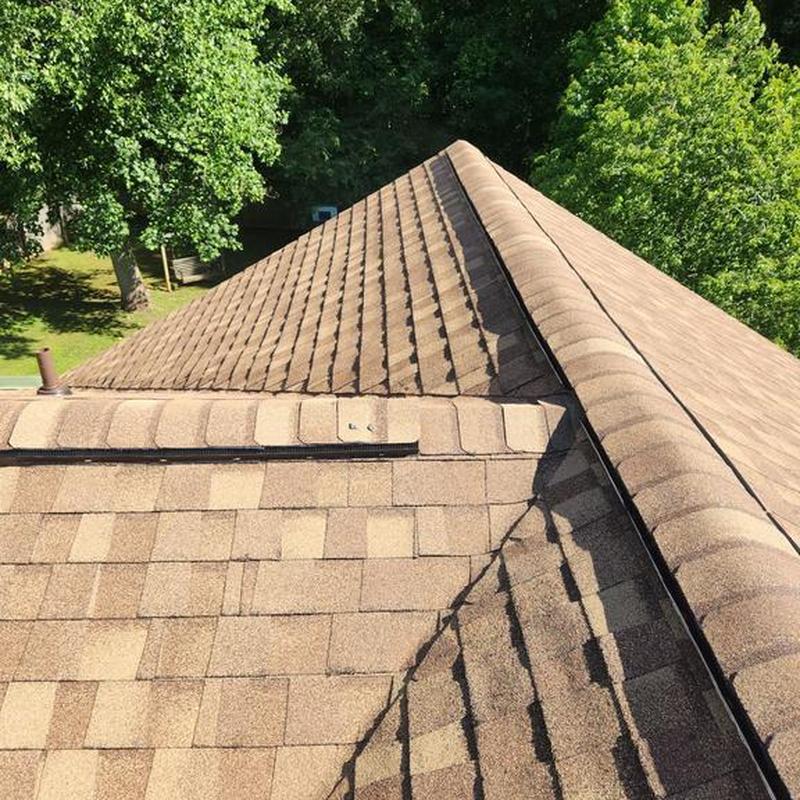 Ice and water shield on roof valleys with new drip edge