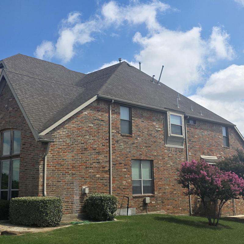 Asphalt shingle roof inspection for hail damage in Terrell TX