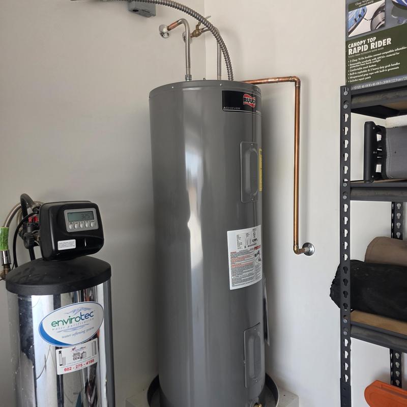 50 gallon electric water heater with new copper piping 50 gallon electric water heater with new copper piping