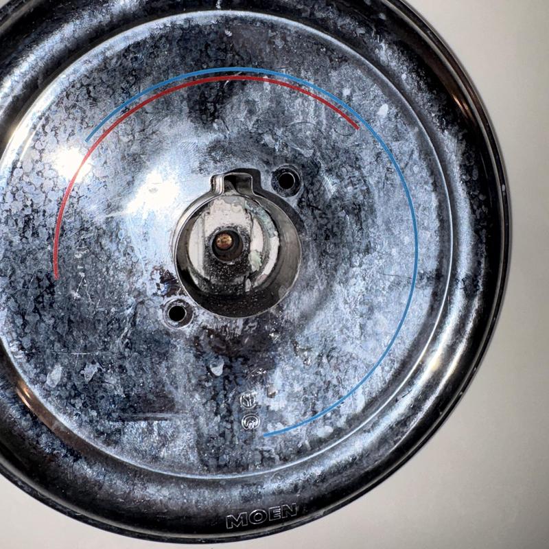 Moen Positemp valve corrosion and cartridge slot Moen Positemp valve corrosion and cartridge slot