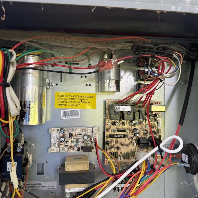 Air conditioner control board and wiring inspection Air conditioner control board and wiring inspection