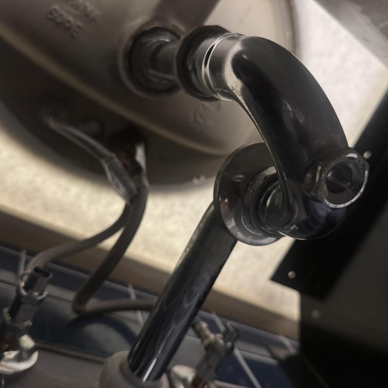 Commercial TNS faucet cartridge and P-trap assembly