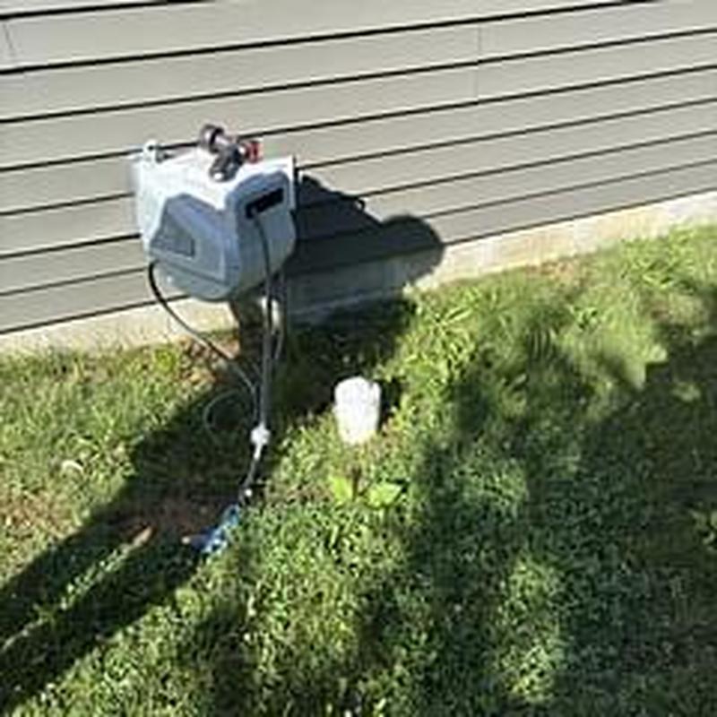 Inflow inspection device connected to outdoor water pipe