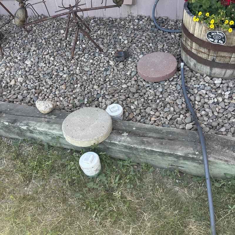 Sewer line multidirectional clean outs installed outdoors Sewer line multidirectional clean outs installed outdoors