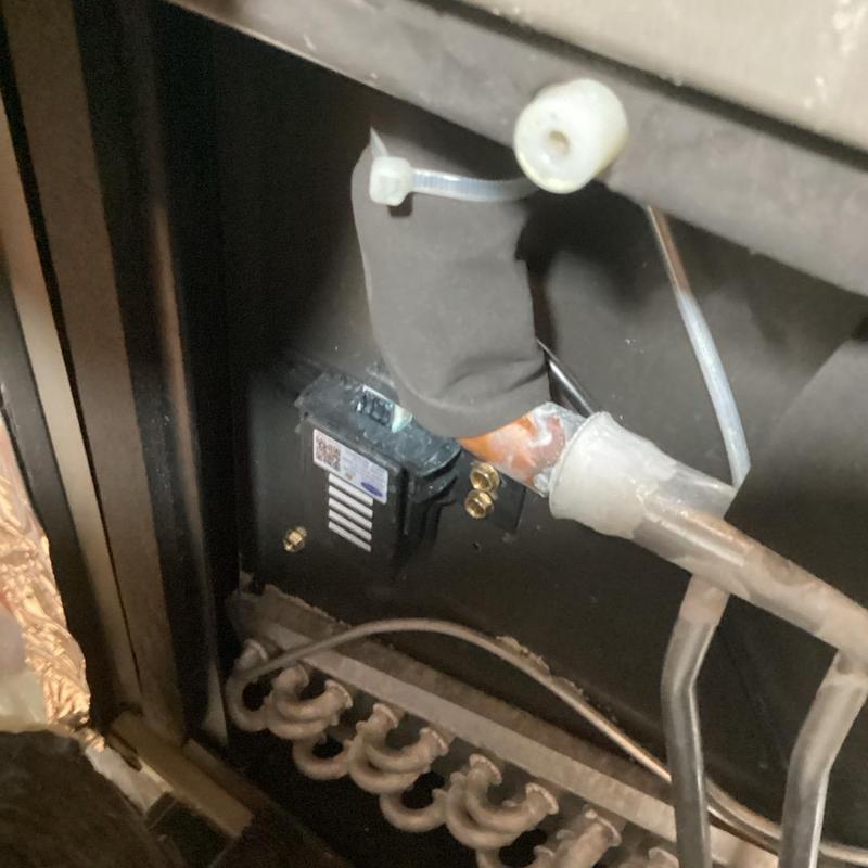 Carrier blower motor control module inside HVAC unit