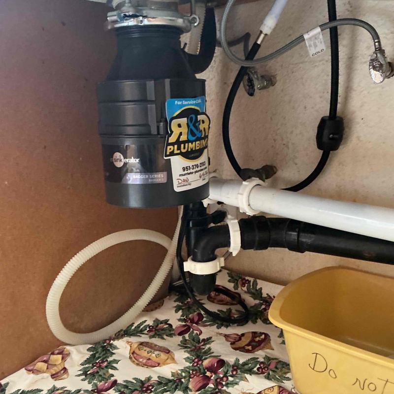 12 HP Badger 5 garbage disposal with new strainer
