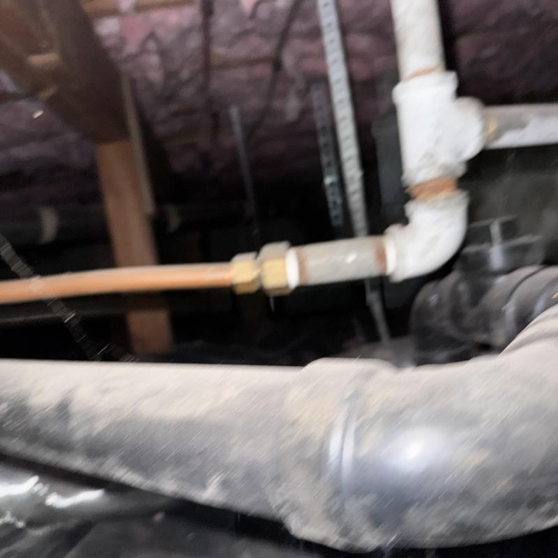 Shower cartridge plumbing capped in basement installation Shower cartridge plumbing capped in basement installation