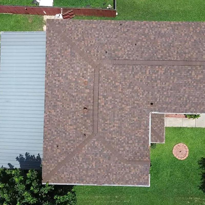 Owens Corning Brownwood Duration shingle roof installation