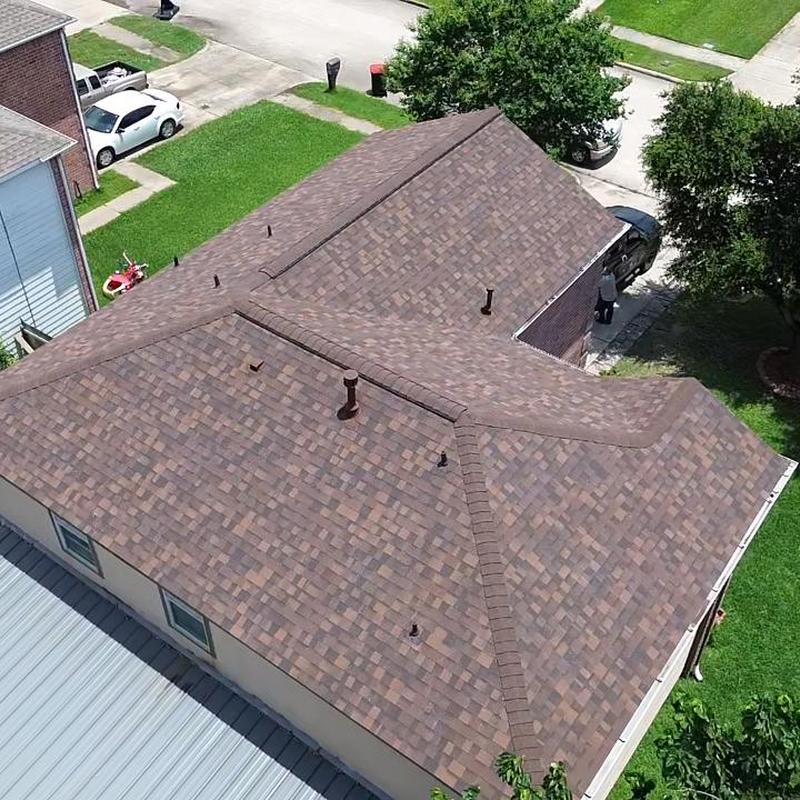 Owens Corning Brownwood Duration shingle roof installation