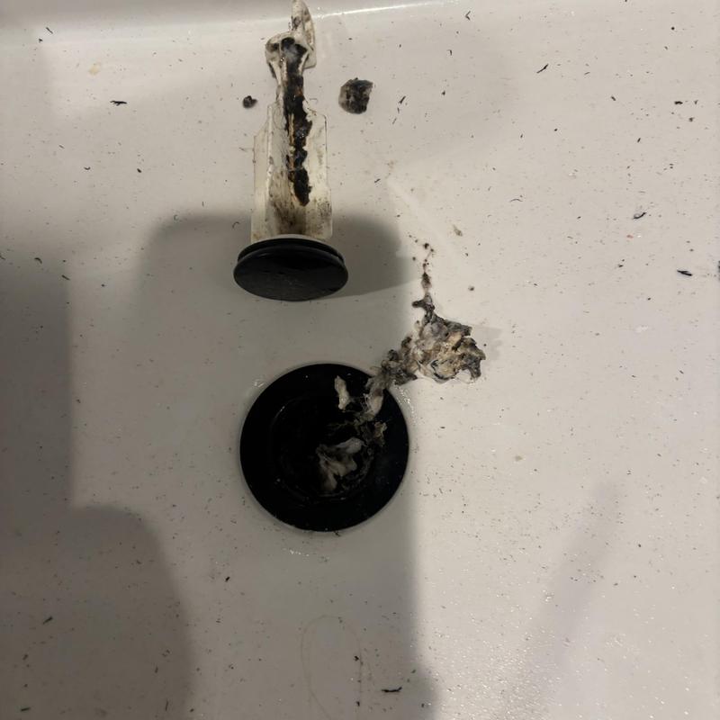 Tub shower drain with hair clog removal