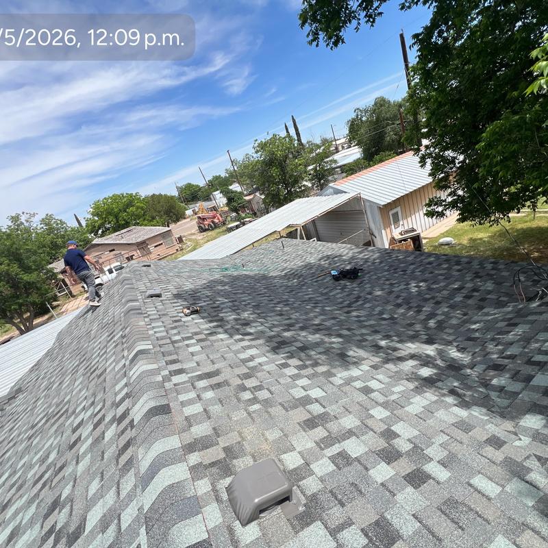 Tamko Titan XT Storm Grey shingle roof installation