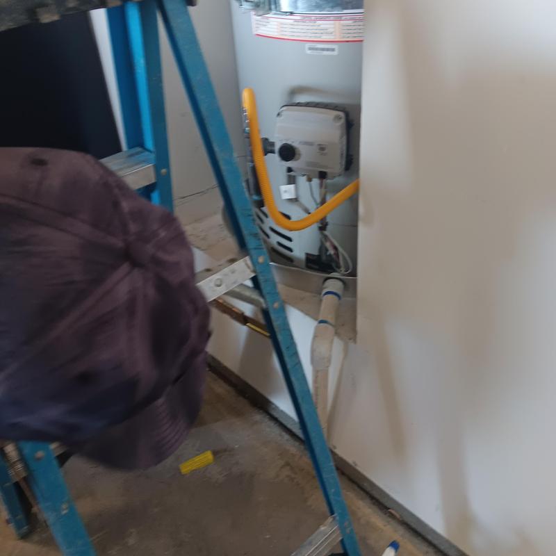 Water heater temperature relief valve and piping