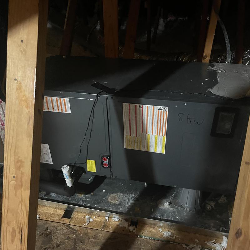 Evaporator coil and TXV replacement in attic unit